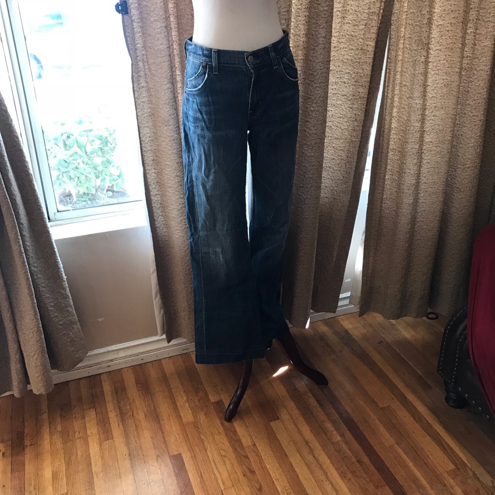 Citizens of humanity Hutton wide leg jeans.